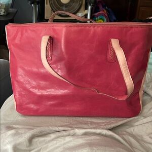 Elegant Red and Pink Tote Bag